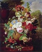 unknow artist Floral, beautiful classical still life of flowers.042 oil on canvas